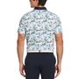 Picture of Original Penguin Beach Club Print Men's Golf Polo Shirt - Bright White