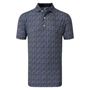 Picture of Footjoy Mens Tossed Tulips Lisle Polo Shirt - 80020