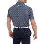 Picture of Footjoy Mens Tossed Tulips Lisle Polo Shirt - 80020