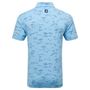 Picture of FootJoy Mens Tropic Golf Print Lisle Polo Shirt - 80092