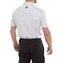 Picture of FootJoy Mens Glass Print Lisle Polo Shirt - 80039