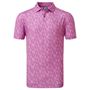 Picture of FootJoy Mens Glass Print Lisle Polo Shirt - 80037