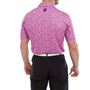 Picture of FootJoy Mens Glass Print Lisle Polo Shirt - 80037