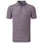 Picture of FootJoy Mens Half Moon Geo Lisle Polo Shirt - 80012