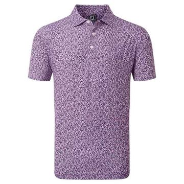 Picture of FootJoy Mens Confetti Print Pique Polo Shirt - 80087