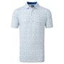 Picture of FootJoy Mens Travel Print Lisle Polo Shirt - 80048