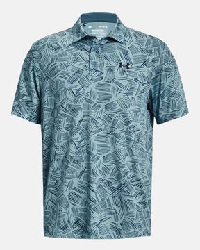 Picture of Under Armour Mens Playoff 3.0 Printed Polo - 1378677-400