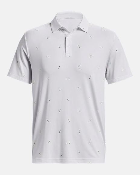 Picture of Under Armour Mens Playoff 3.0 Printed Polo - 1378677-100