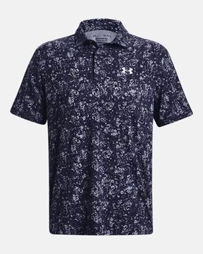 Picture of Under Armour Mens Playoff 3.0 Printed Polo - 1378677-410