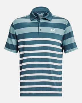 Picture of Under Armour Mens Playoff 3.0 Stripe Polo - 1378676-414