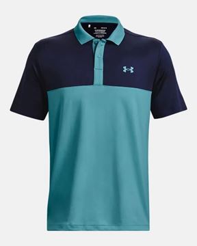 Picture of Under Armour Mens Performance 3.0 Colorblock Polo - 1377375-433