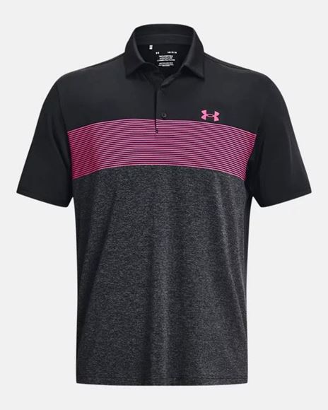 Picture of Under Armour Mens Playoff 3.0 Stripe Polo - 1378676-003