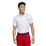Picture of adidas Mens Stripe Zip Polo Shirt - IC1346