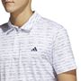 Picture of adidas Mens Stripe Zip Polo Shirt - IC1346