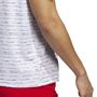 Picture of adidas Mens Stripe Zip Polo Shirt - IC1346