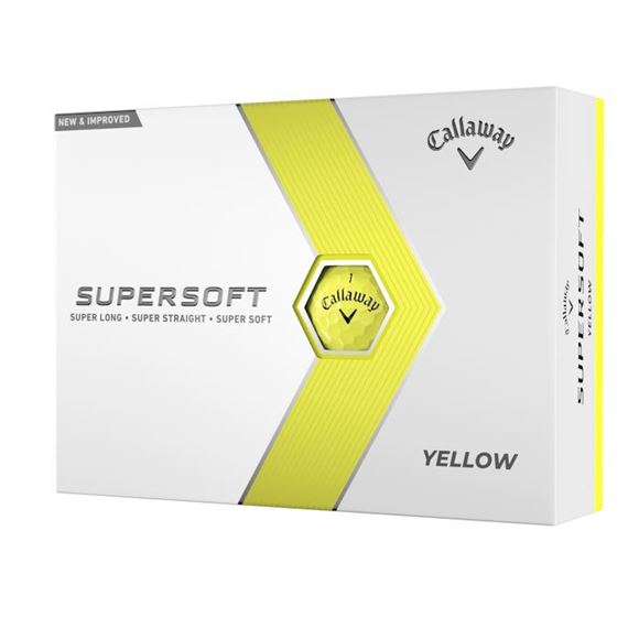 Picture of Callaway Supersoft Golf Balls 2023 Model - Yellow (2 for £45)