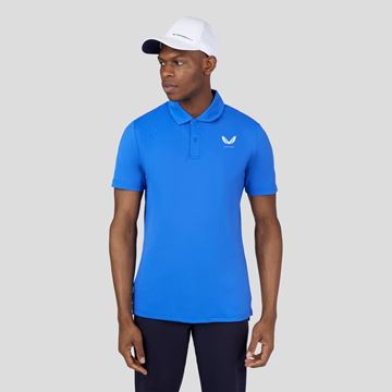 Picture of Castore Mens Essential Polo Shirt - Royal Blue