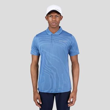 Picture of Castore Mens Engineered Knit Polo Shirt - Horizon