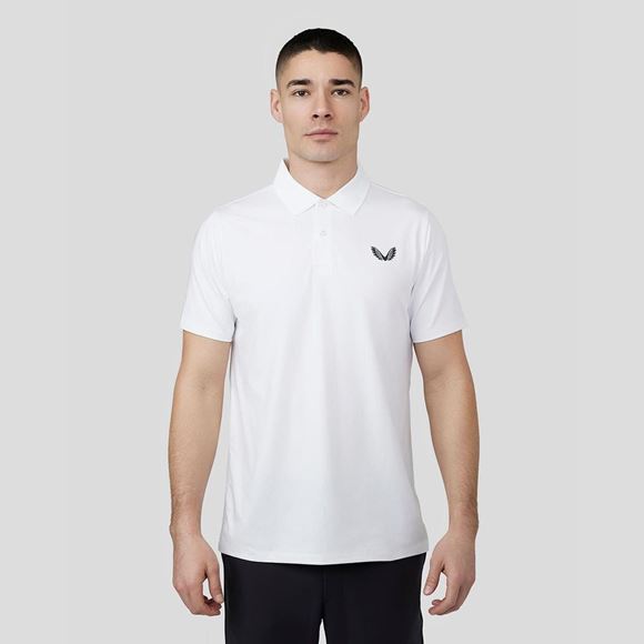 Picture of Castore Mens Breathable Polo Shirt - White