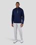 Picture of Castore Mens Soft Shell Tech Half Zip Pullover - Midnight Navy