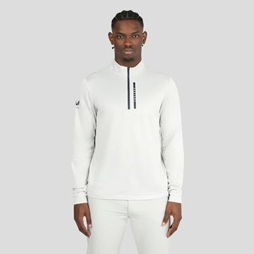 Picture of Castore Mens Soft Shell Tech Half Zip Pullover - Stone Grey