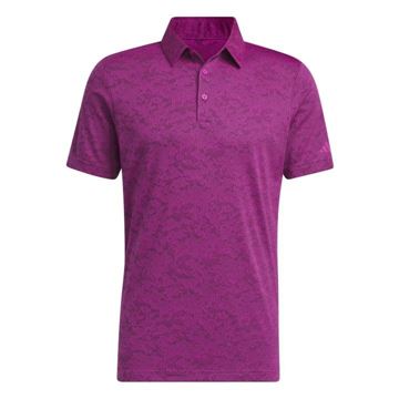 Picture of adidas Mens Textured Jacquard Golf Polo Shirt - HS1112