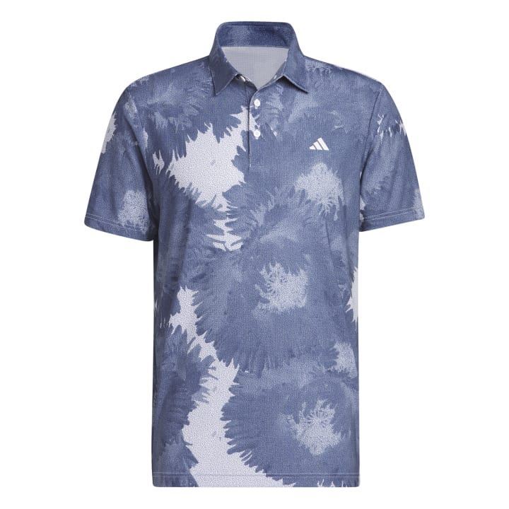 adidas Mens Flower Mesh Polo Shirt - HS1131