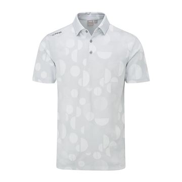 Picture of Ping Mens Jay Polo Shirt - Pearl Grey