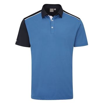 Picture of Ping Mens Mack Polo Shirt - Danube/Navy Multi