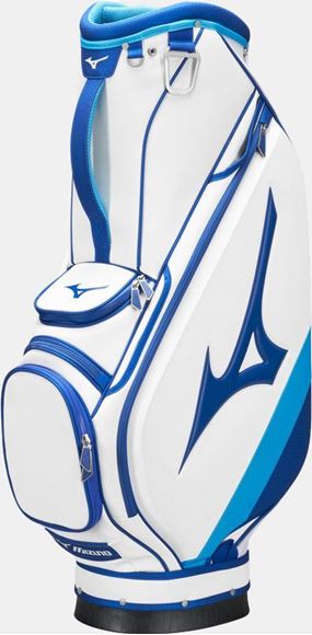 Picture of Mizuno Tour Staff Bag 5-Way - White/Blue