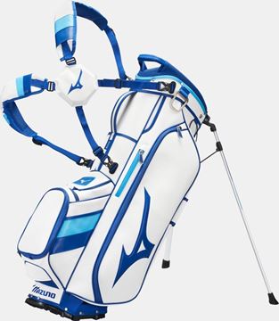 Picture of Mizuno Tour Stand Bag 6-Way 22- White/Blue