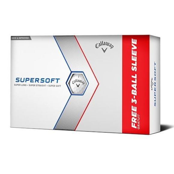 Picture of Callaway Supersoft Golf Balls 2023 Model - 15 Ball Pack White