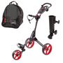 Picture of Sky Max Cube Push Trolley - Charcoal/Red