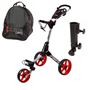 Picture of Sky Max Cube Push Trolley - Silver/Red