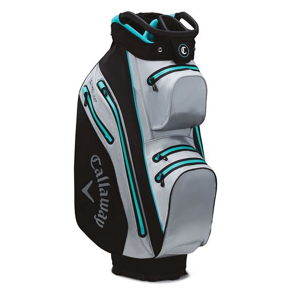 Picture of Callaway Org 14 HD Waterproof Cart Bag - Silver/Black/Green