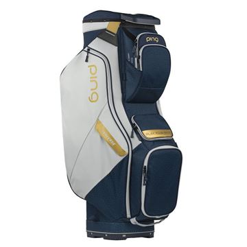 Picture of Ping Traverse Cart Bag - Blue/Coral