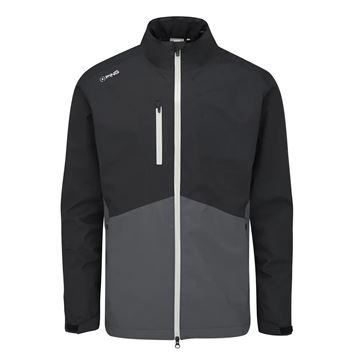 Picture of Ping Mens SensorDry S2 Pro Waterproof Jacket  2023 - Black/Asphalt