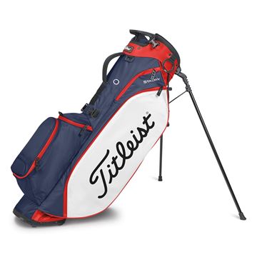 Picture of Titleist Players 4 Plus StaDry Stand Bag - TB23 Navy/White/Red