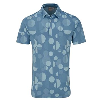 Picture of Ping Mens Jay Polo Shirt - Stone Blue