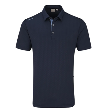 Picture of Ping Mens Cillian Polo Shirt - Navy/Stone Blue