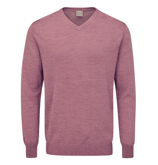 Picture of Ping Mens Sullivan Pullover - Rosewood Marl