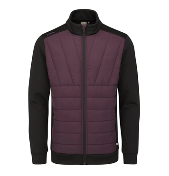 Picture of Ping Vernon Men's Quilted Jacket - Fig/Black