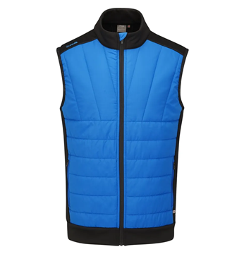 Picture of Ping Vernon Men's Quilted Hybrid Vest - Classic Blue/Black
