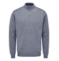 Picture of Ping Mens Porter Lined Full Zip Sweater - French Grey Marl