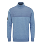 Picture of Ping Randle Men's Hybrid Half Zip Sweater - Stone Blue Marl