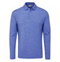 Picture of Ping Emmett Men's Long Sleeve Polo Shirt - Classic Blue Marl