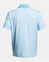 Picture of Under Armour Mens Playoff 3.0 Printed Polo - 1378677-914 - Sky Blue/White