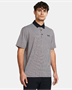 Picture of Under Armour Mens Playoff 3.0 Printed Polo - 1378677-007 - Black/Red Solstice