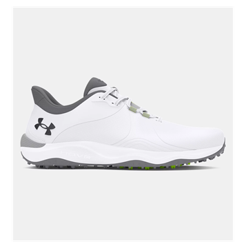 Picture of Under Armour Men's UA Drive Pro Spikeless Wide Golf Shoes - 3026921-100 - White