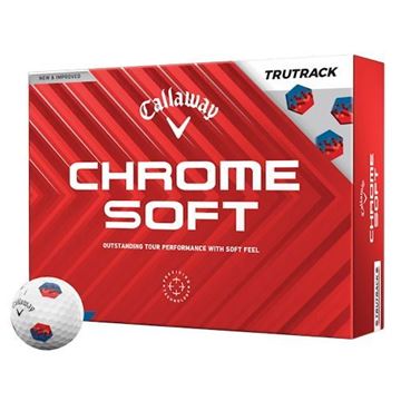Picture of Callaway Chrome Soft TruTrack Golf Balls 2024 - White (2 for £90)